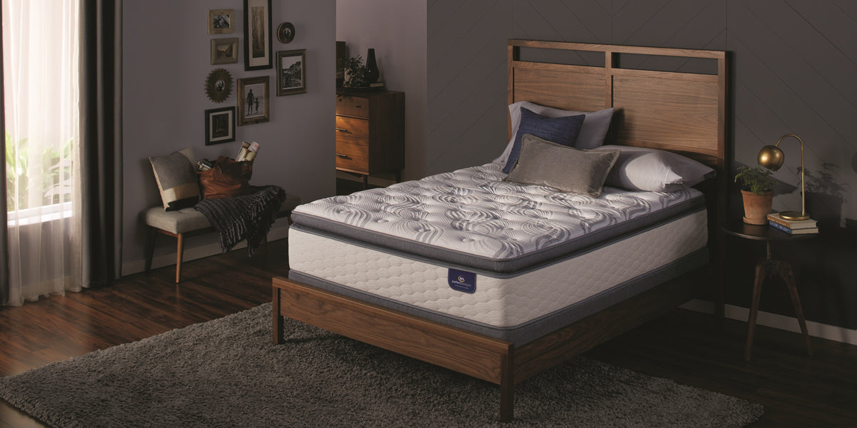 Serta euro sales top plush mattress